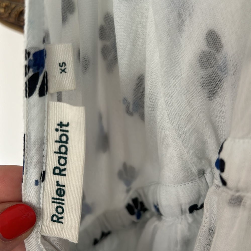 Roller Rabbit tile print halter maxi - Picture 6 of 8